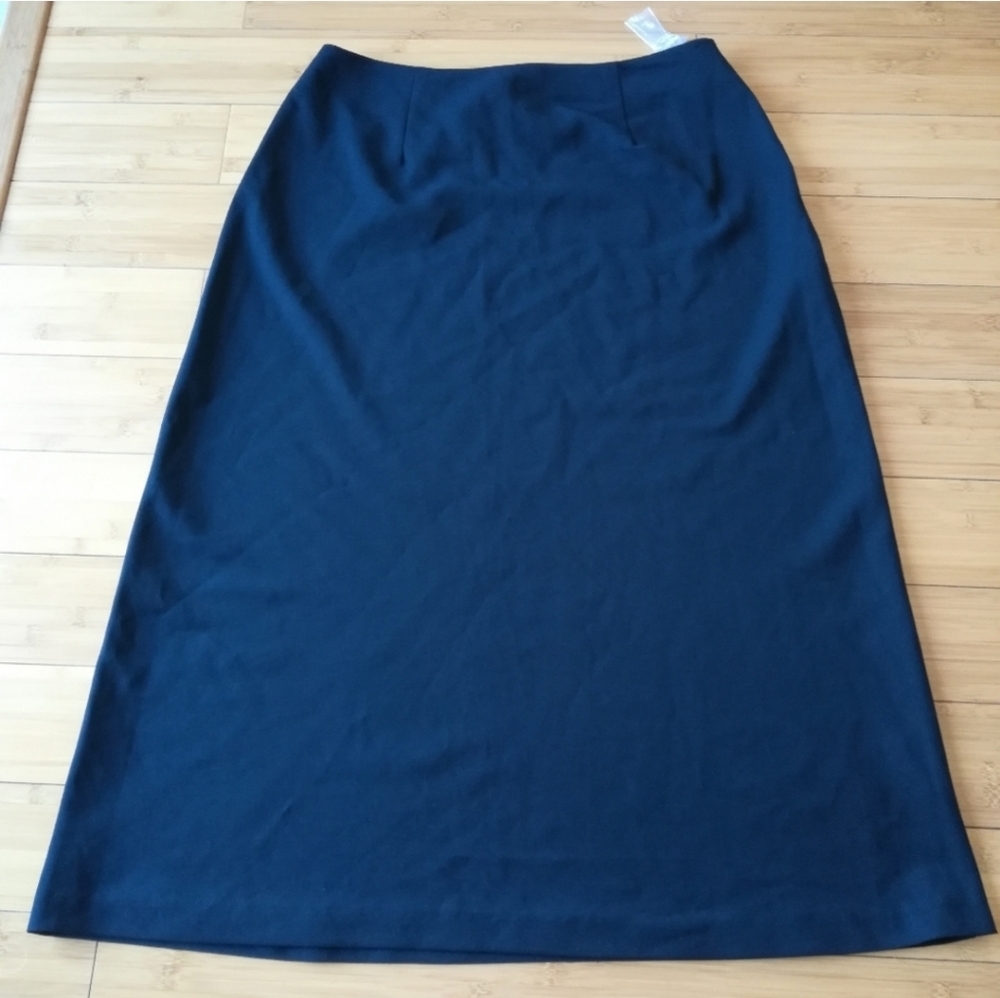 Liz Baker Black A-line Skirt